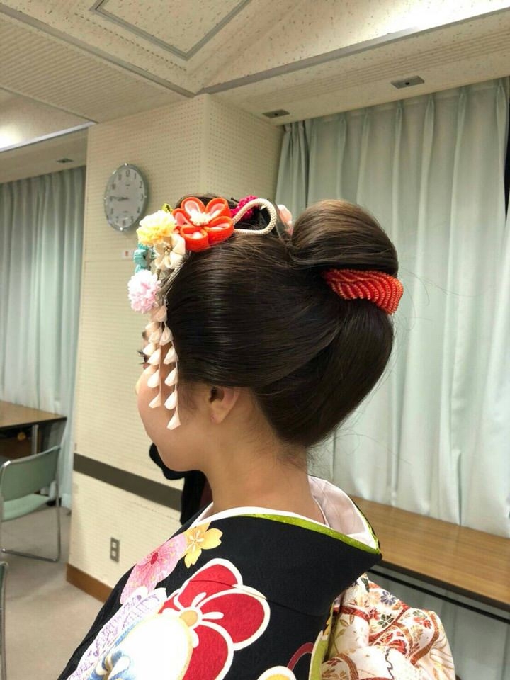 セットで作る日本髪
